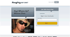 Desktop Screenshot of naughtygaychat.com